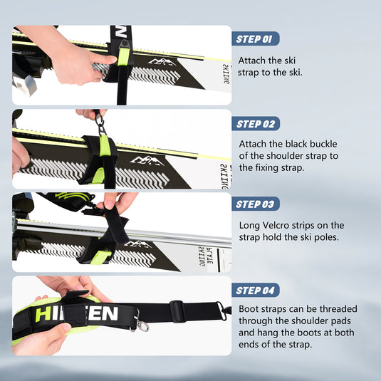 Hikeen Ski Carrier Straps