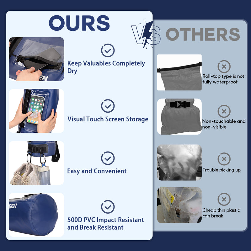 Load image into Gallery viewer, Hikeen IPX68 Waterproof Dry Bag