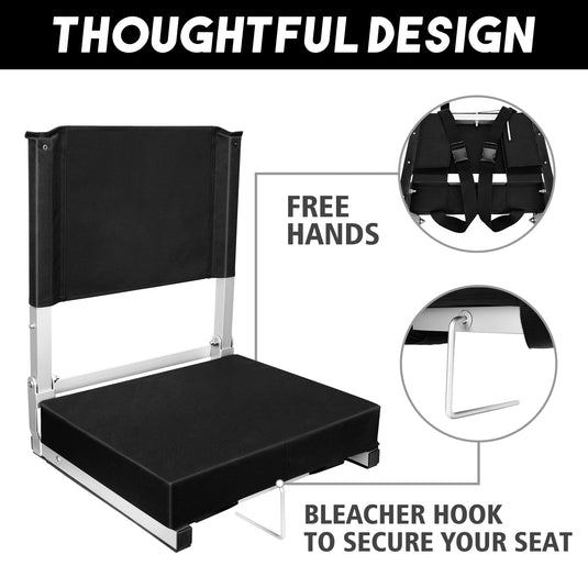 Hikeen Bleacher Chairs