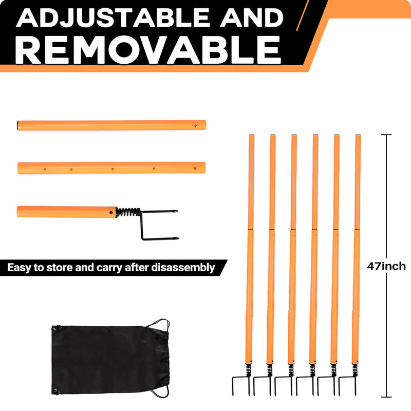 Load image into Gallery viewer, Hikeen Removable Soccer Agility Training Poles