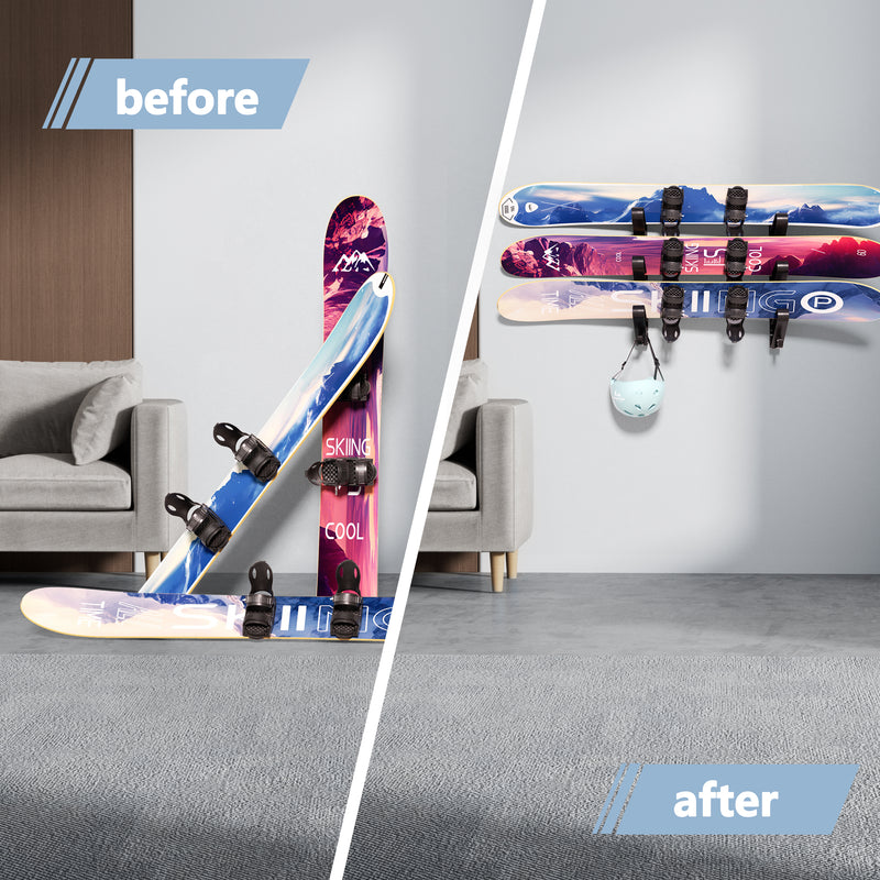 Load image into Gallery viewer, Hikeen Ski Wall Mount Rack