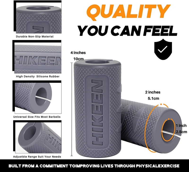 Chargez l'image dans la visionneuse de la galerie, Poignées d'haltères à barre épaisse Hikeen