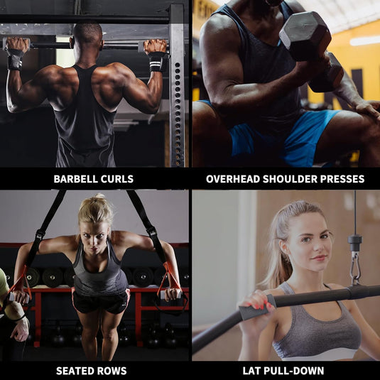 Poignées d'haltères à barre épaisse Hikeen