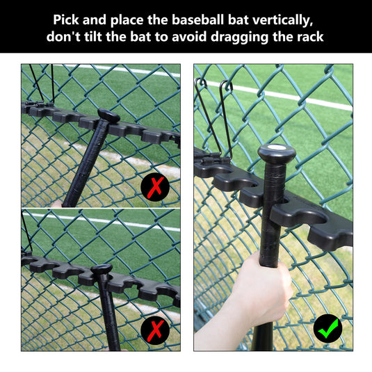 Baseball Bat Rack