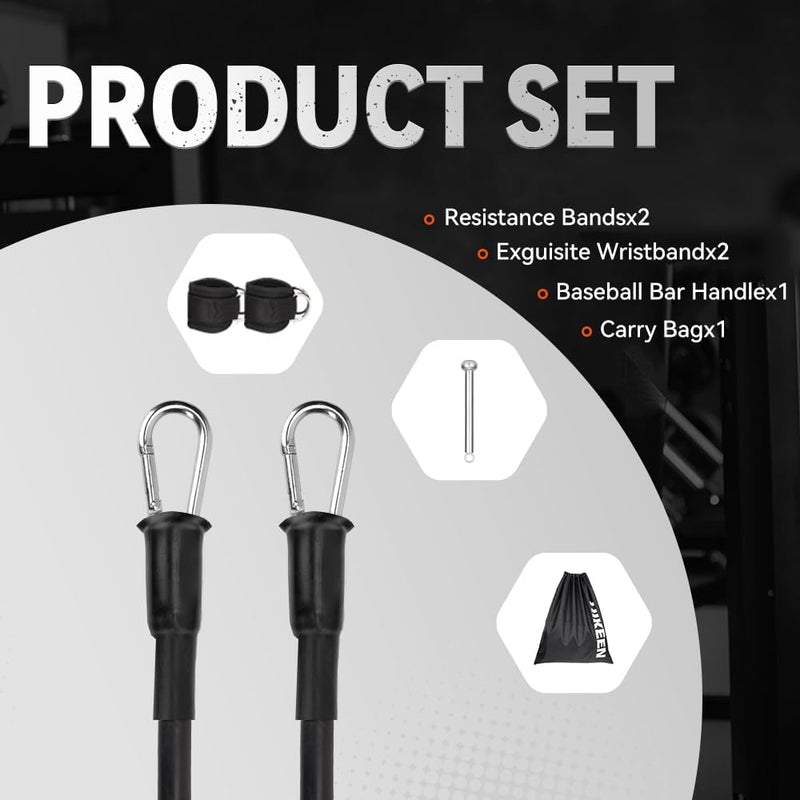 Load image into Gallery viewer, Hikeen 100 LBS Baseball Pitching Resistance Bands