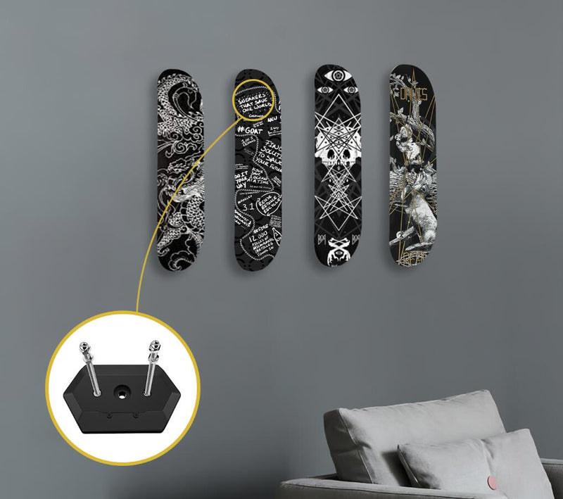 Chargez l'image dans la visionneuse de la galerie, Support mural pour skateboard Hikeen