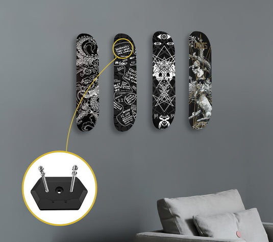 Support mural pour skateboard Hikeen