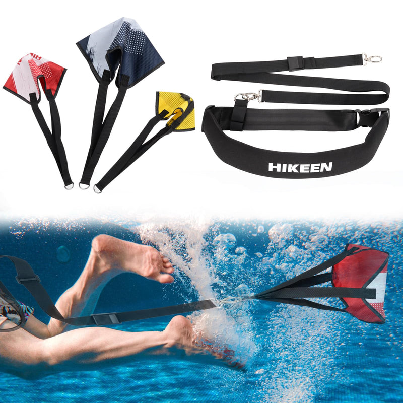 Chargez l'image dans la visionneuse de la galerie, Hikeen Adult Swim Parachute Set with 3 Parachutes & Adjustable Belt