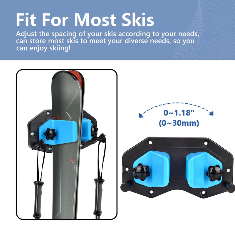 Load image into Gallery viewer, Hikeen Ski & Snowboard Wall Mount – 1-Pack