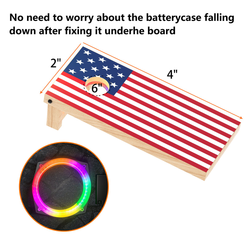 Load image into Gallery viewer, Cornhole Lights Set of 2