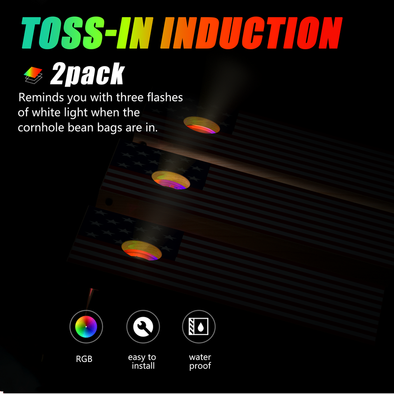 Load image into Gallery viewer, Cornhole Lights Set of 2