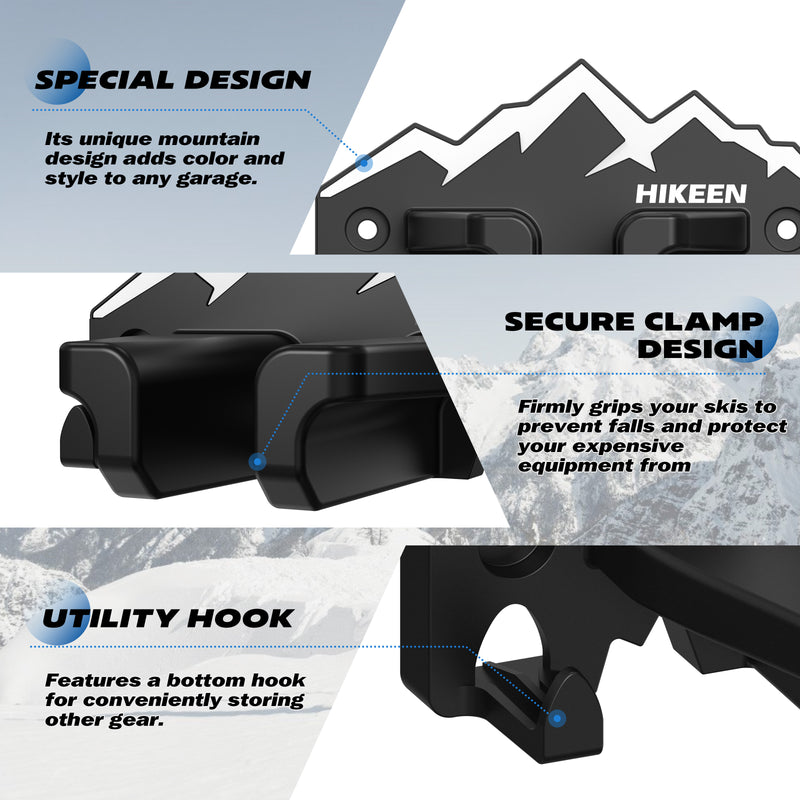 Load image into Gallery viewer, Hikeen Ski &amp; Snowboard Wall Mount
