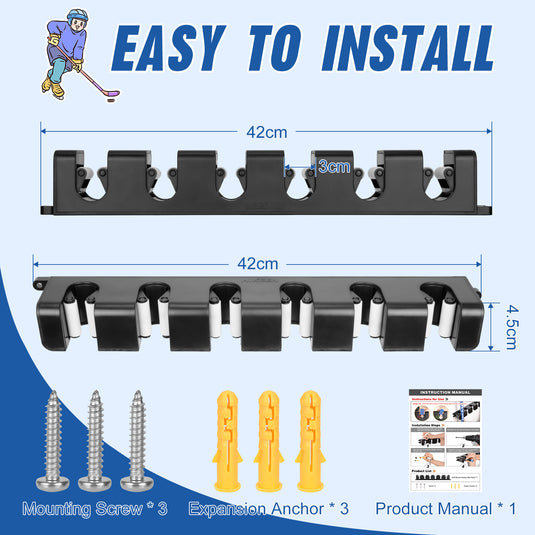 Hockey Stick Wall Mount