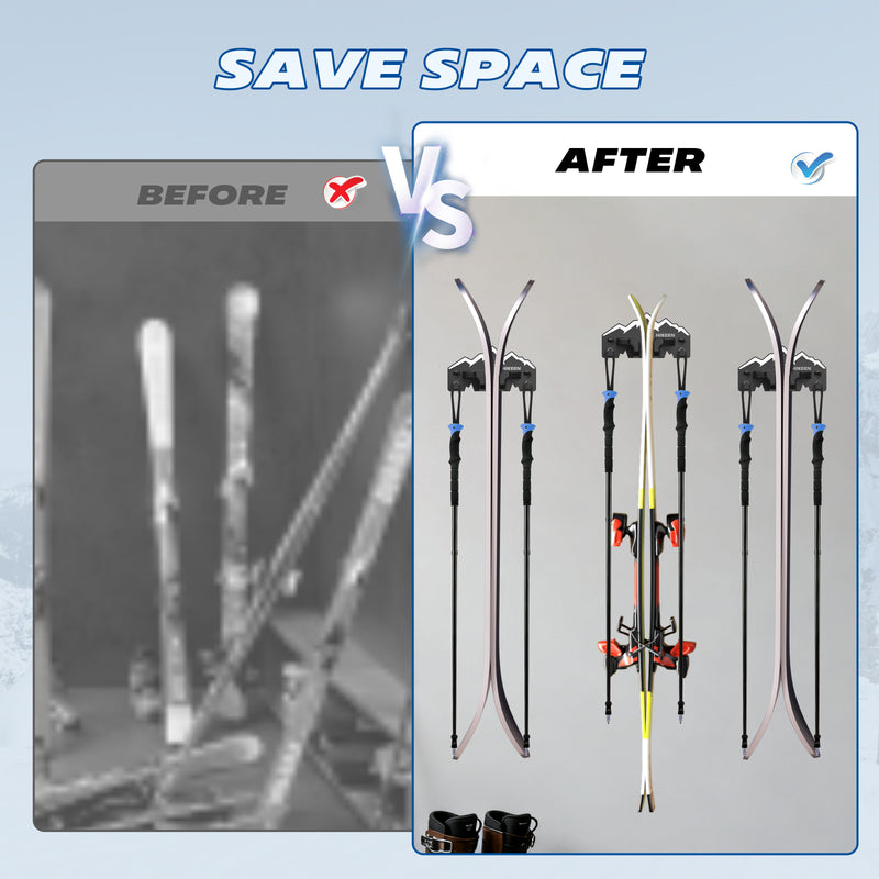 Load image into Gallery viewer, Ski Wall Mount
