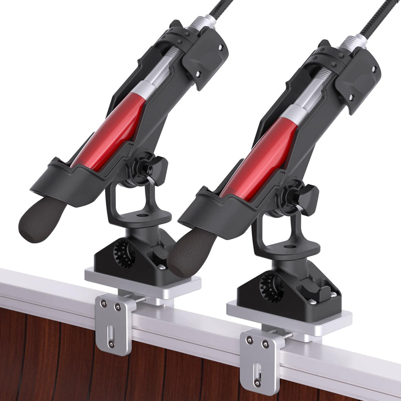 Load image into Gallery viewer, Fishing Rod Holders for Boat, Rail Mount
