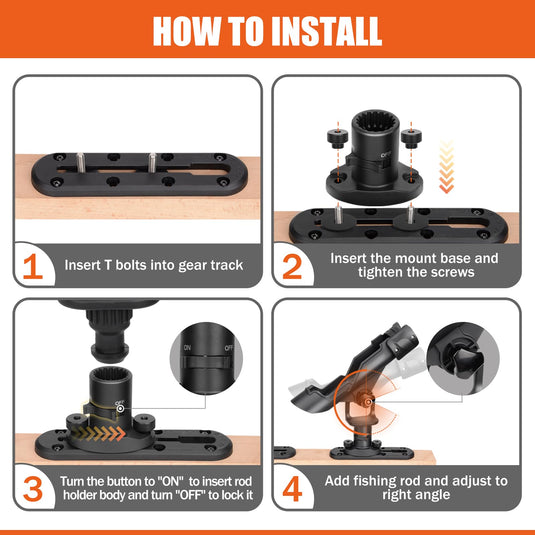 Kayak Fishing Rod Holder