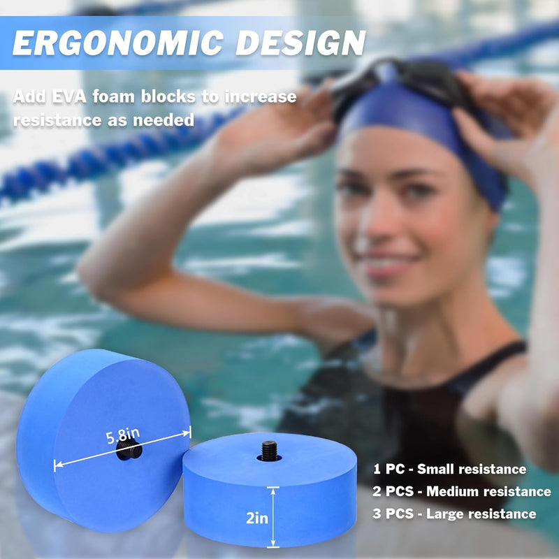 Chargez l'image dans la visionneuse de la galerie, Hikeen Water Sports Dumbbell Supplement (Blue)
