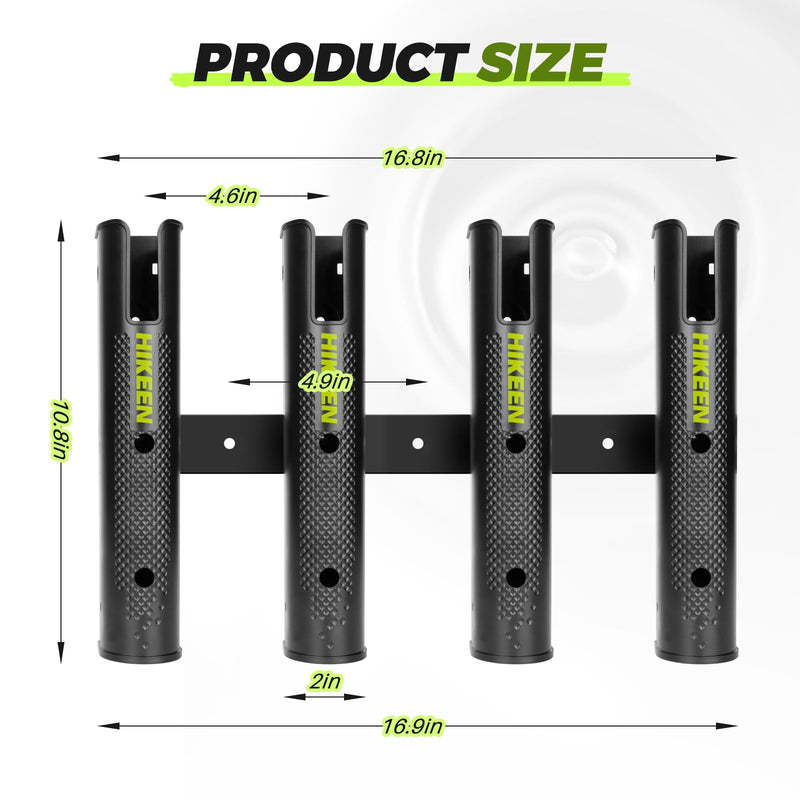 Chargez l'image dans la visionneuse de la galerie, Hikeen 4 Tube Fishing Pole Holders
