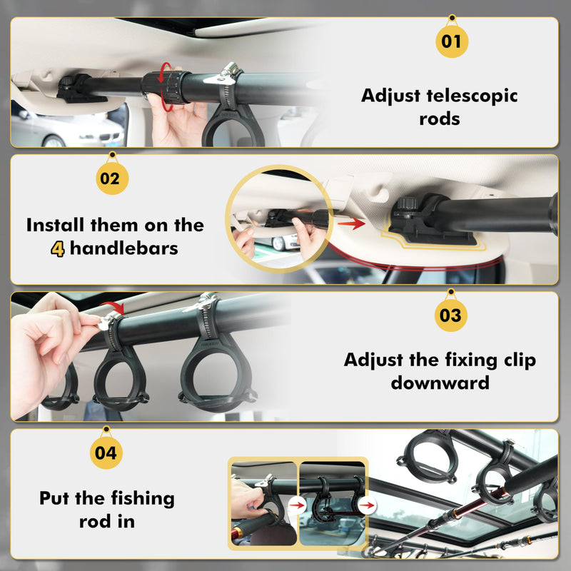 Vehicle Fishing Pole Holder – Hikeen Vehicle Fishing Pole Holder – Hikeen