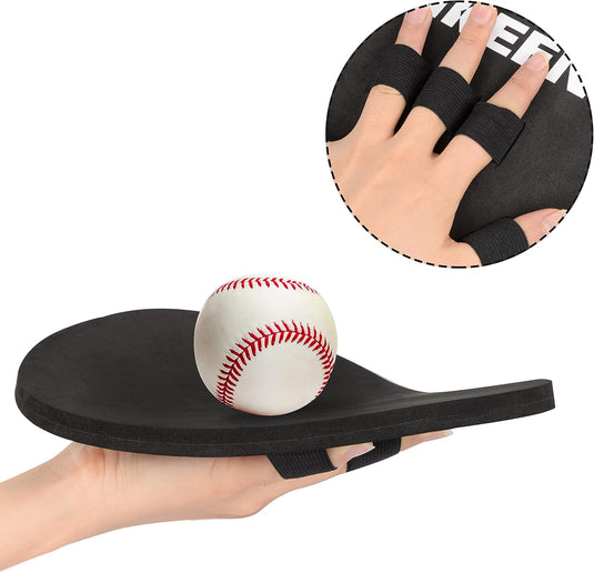 Hikeen Baseball Batting Tee & 2-Pack Training Glove Set