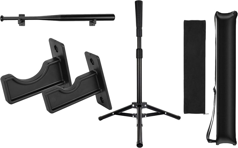 Load image into Gallery viewer, Hikeen Baseball Batting Tee &amp; 2-Pack Wall Mount Set

