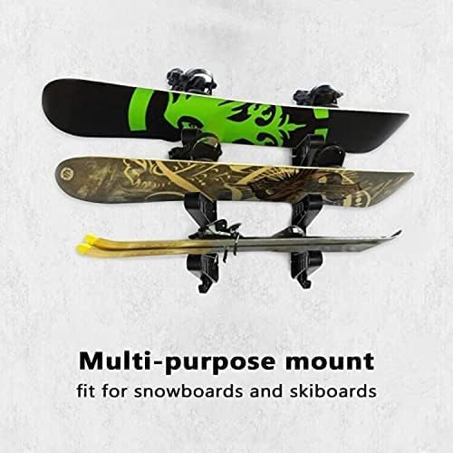 Chargez l'image dans la visionneuse de la galerie, Hikeen Skateboard Wall Mount Rack – Vertical Display Holder for 2 Decks
