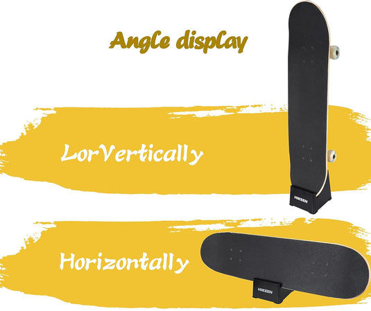 Hikeen Skateboard Wall Mount – Durable ABS Holder, 10" x 10" x 10"