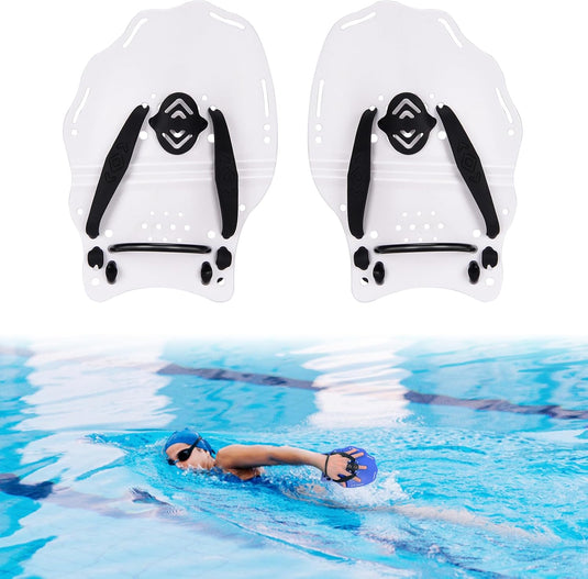 Hikeen Swim Hand Paddles with Adjustable Straps