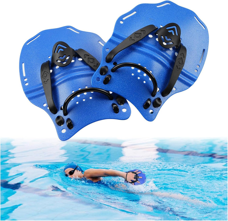 Lataa kuva gallerian katseluohjelmaan Hikeen Swim Hand Paddles with Adjustable Straps
