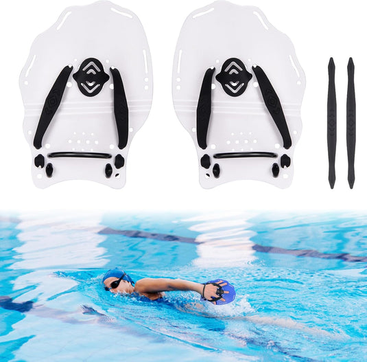 Hikeen Swim Hand Paddles with Adjustable Straps