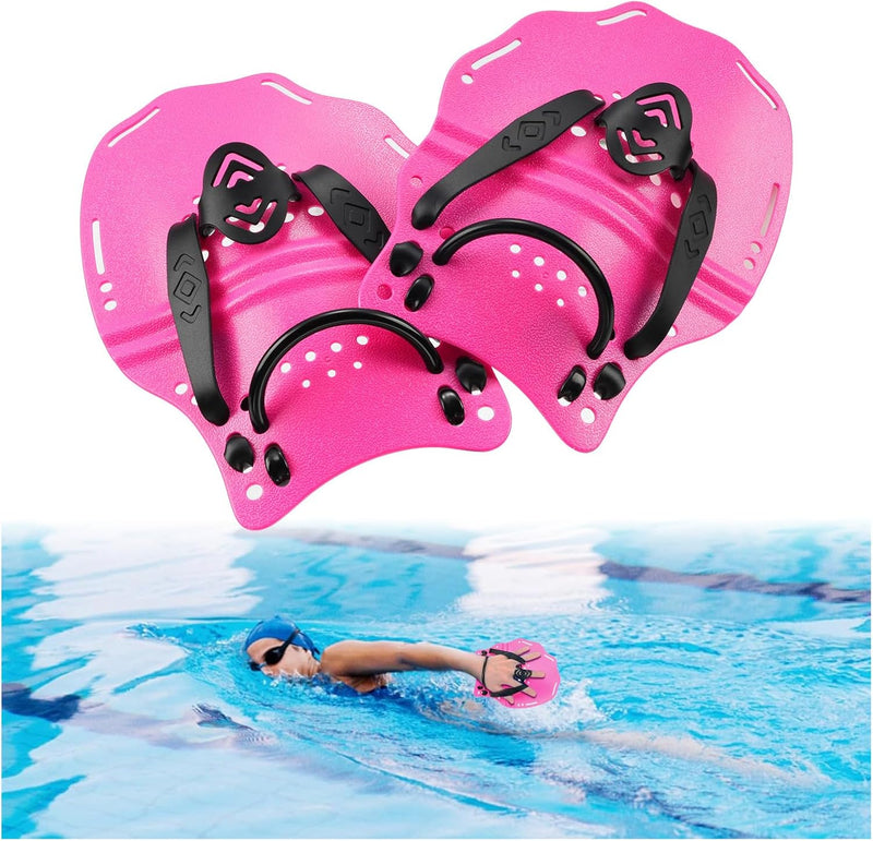Lataa kuva gallerian katseluohjelmaan Hikeen Swim Hand Paddles with Adjustable Straps
