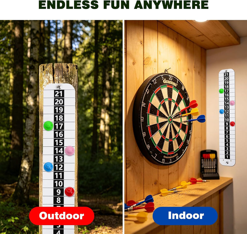 Load image into Gallery viewer, Hikeen Vertical Metal Cornhole Scoreboard – Magnetic 2-Pack
