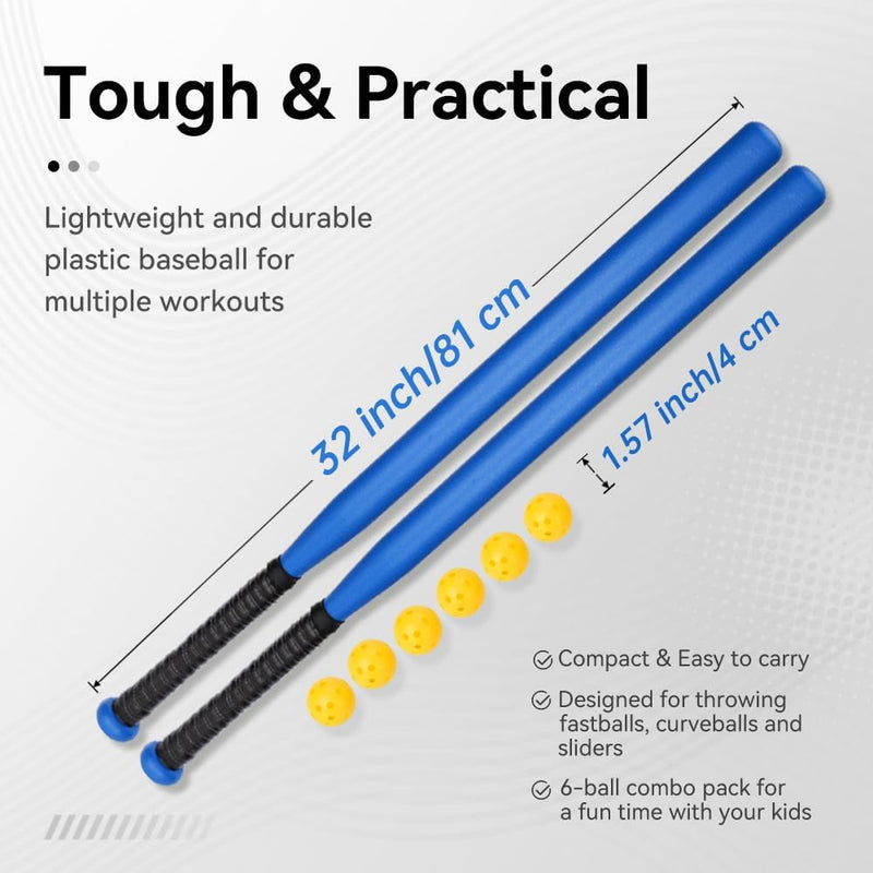 Chargez l'image dans la visionneuse de la galerie, Hikeen 13-Piece Baseball Bat &amp; Practice Set

