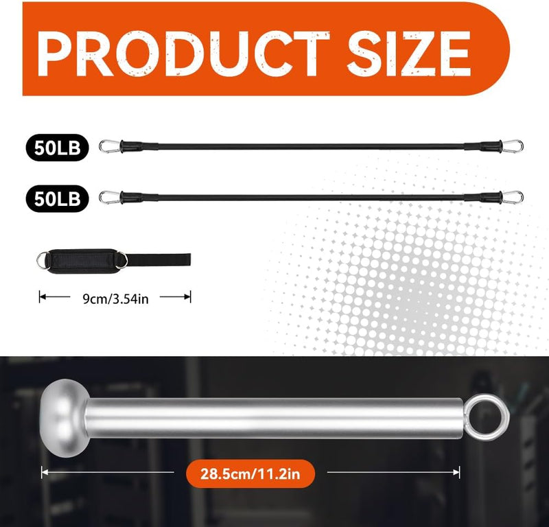 Load image into Gallery viewer, Hikeen 100 LBS Baseball Pitching Resistance Bands
