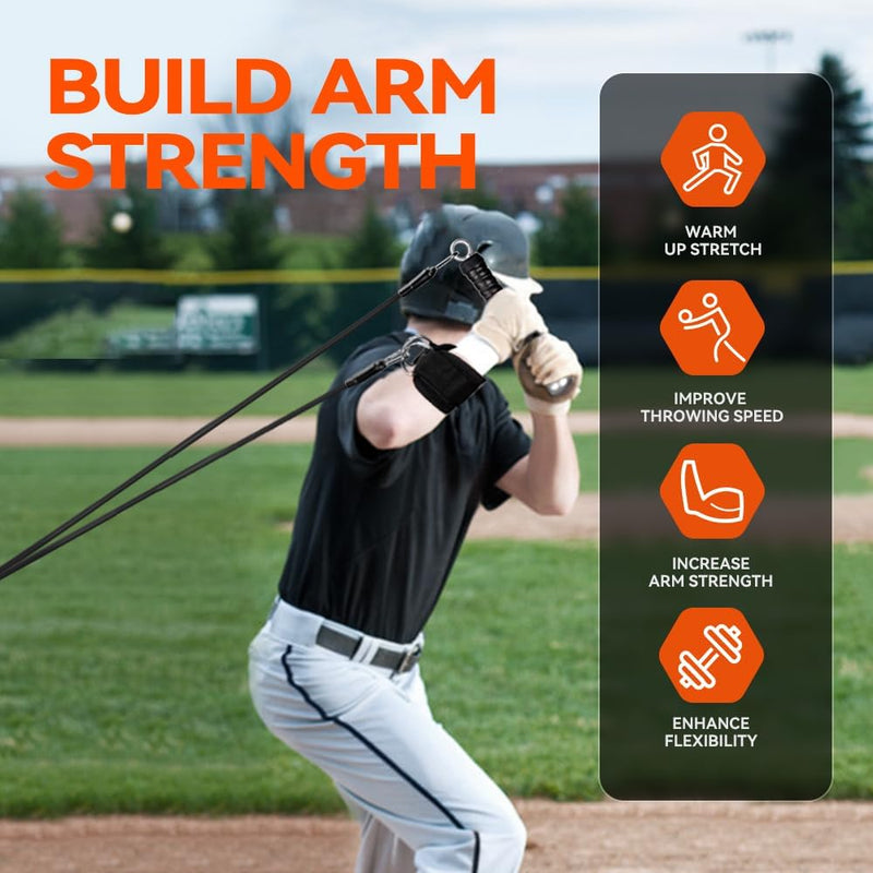 Load image into Gallery viewer, Hikeen 100 LBS Baseball Pitching Resistance Bands
