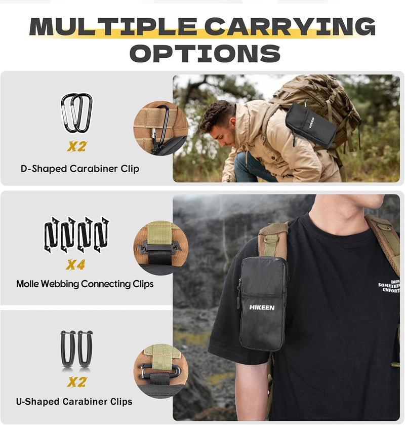 Load image into Gallery viewer, Hikeen X-Pac Backpack Strap Phone Pouch
