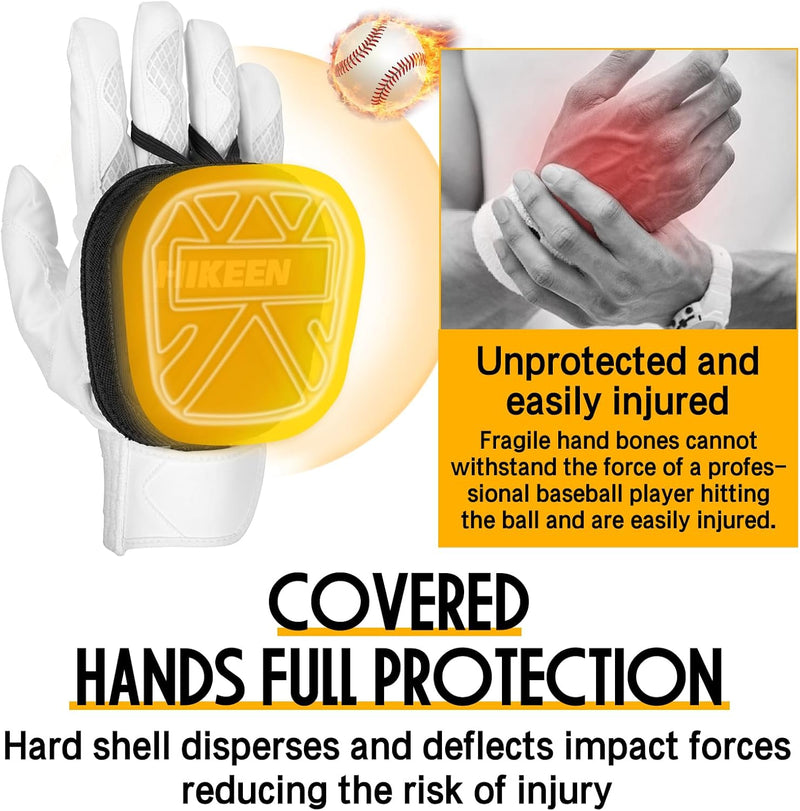 Lataa kuva gallerian katseluohjelmaan Hikeen Baseball Hand Guard for Batting &amp; Hitting
