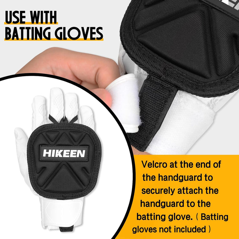 Lataa kuva gallerian katseluohjelmaan Hikeen Baseball Hand Guard for Batting &amp; Hitting
