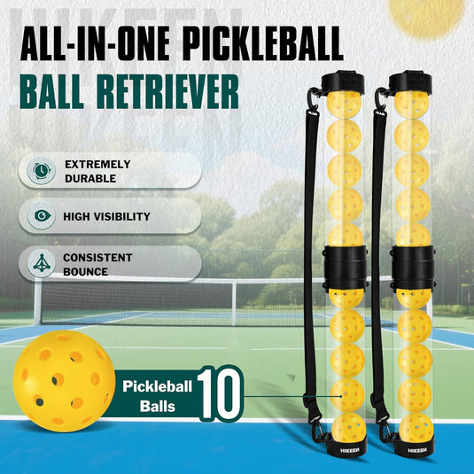 Hikeen Pickleball Ball Retriever with Shoulder Strap