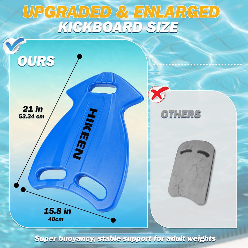 Load image into Gallery viewer, Hikeen Adult Swim Kickboard – Large HDPE Training Board
