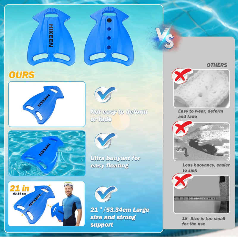 Load image into Gallery viewer, Hikeen Adult Swim Kickboard – Large HDPE Training Board
