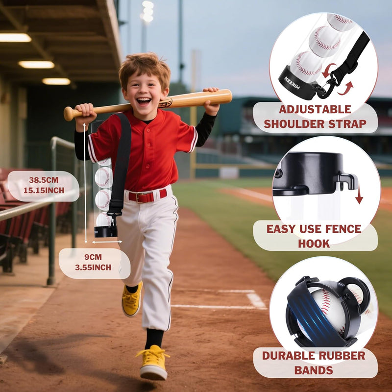 Load image into Gallery viewer, Hikeen Baseball Ball Pickup Tube with Shoulder Strap
