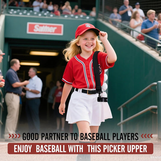 Hikeen Baseball Ball Pickup Tube with Shoulder Strap