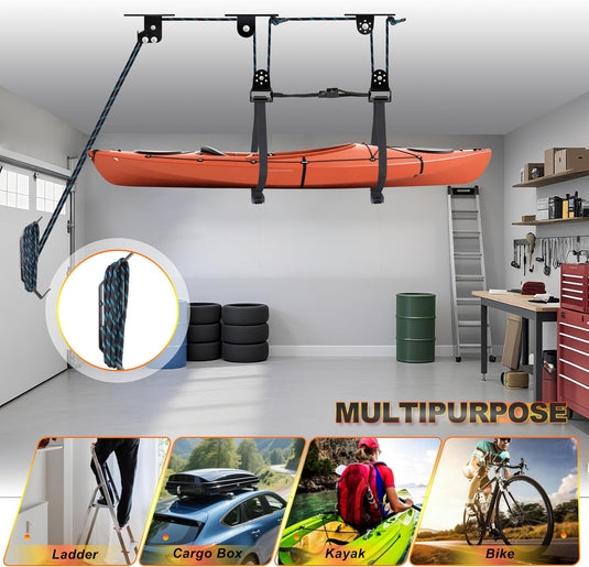 Hikeen Garage Ceiling Hoist for Cargo Boxes