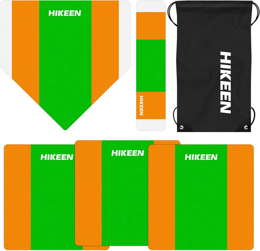 Hikeen 5-Piece Throw Down Baseball & Softball Base Set