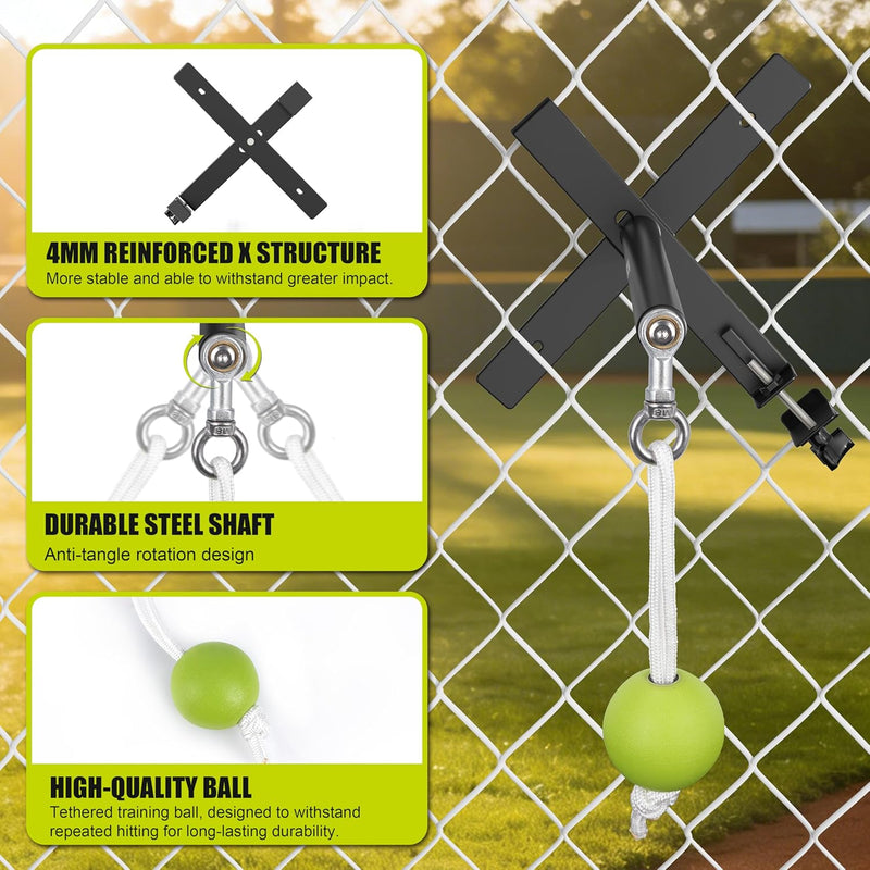 Lataa kuva gallerian katseluohjelmaan Hikeen Baseball &amp; Softball Swing Trainer
