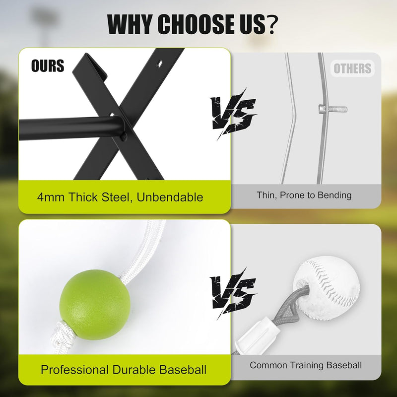Lataa kuva gallerian katseluohjelmaan Hikeen Baseball &amp; Softball Swing Trainer
