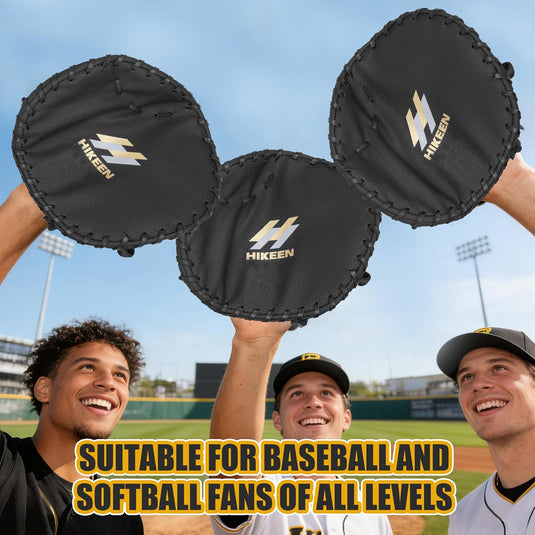 Hikeen 2-Piece Pancake Training Glove Set for Baseball & Softball