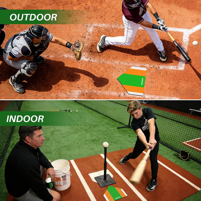 Chargez l'image dans la visionneuse de la galerie, Hikeen 17" Baseball &amp; Softball Home Plate for Practice
