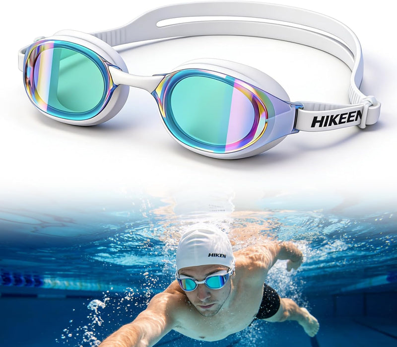 Chargez l'image dans la visionneuse de la galerie, Hikeen Adult Swim Goggles with Anti-Fog &amp; UV Protection
